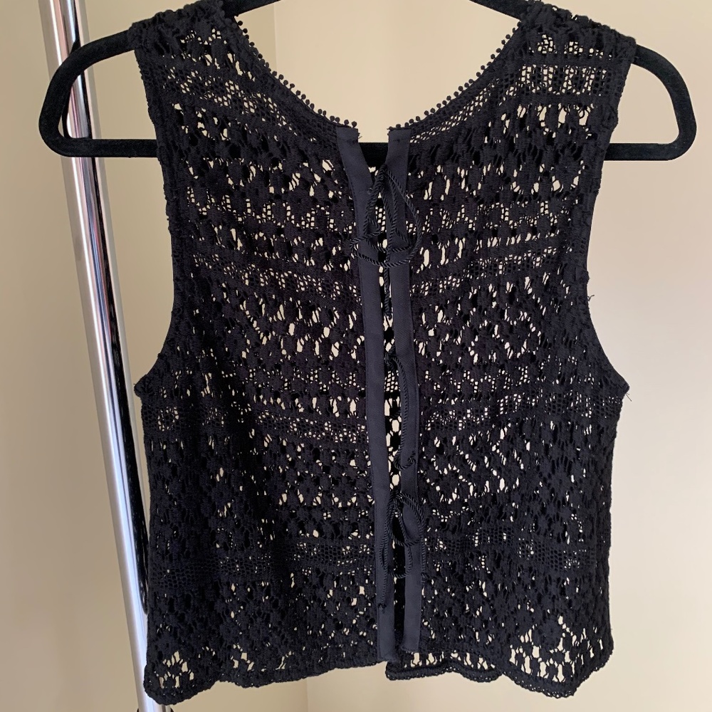 Anthropologie Black Top